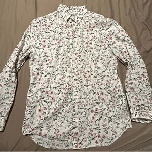 Express Floral Print Dress Men's Shirt